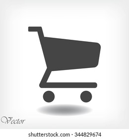 shopping cart vector icon