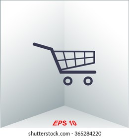 Shopping Cart vector icon.