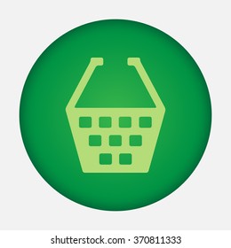 Shopping cart vector icon 