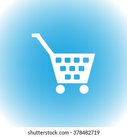 Shopping cart vector icon 