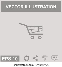 Shopping Cart vector icon.