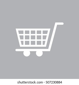 Shopping cart vector icon