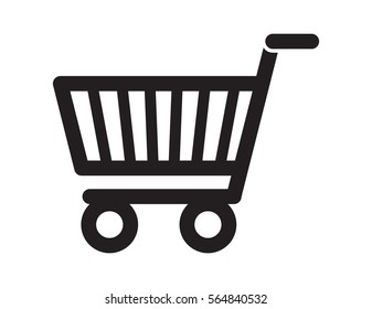 shopping cart vector icon