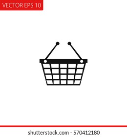 Shopping Cart Vector Icon.