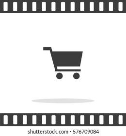 Shopping Cart Vector Icon.
