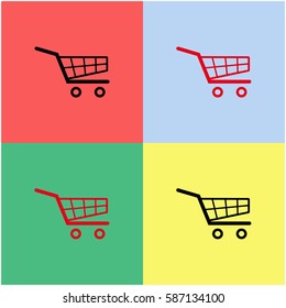 Shopping Cart vector  icon.