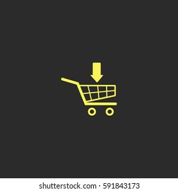 Shopping Cart vector  icon.