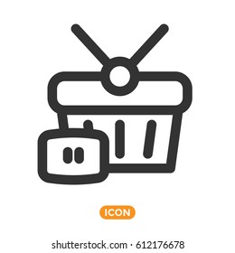 Shopping Cart Vector Icon
