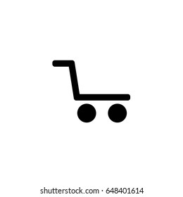 shopping cart vector icon