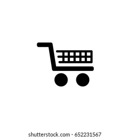 shopping cart vector icon