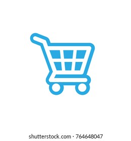 Shopping cart vector icon