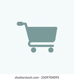 Diseño de icono de Vector de Carrito de compras
