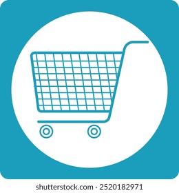 Shopping cart Vector Icon Design.