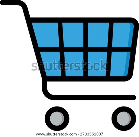 Shopping Cart Vector Icon Design Illustration