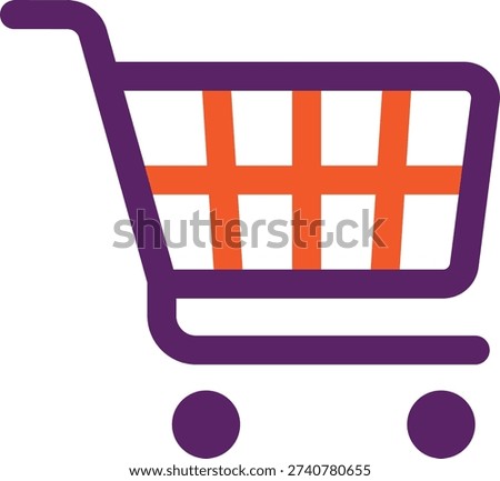 Shopping Cart Vector Icon Design Illustration