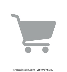 Carrito de compras Vector Icon E-commerce y Retail Symbol.
