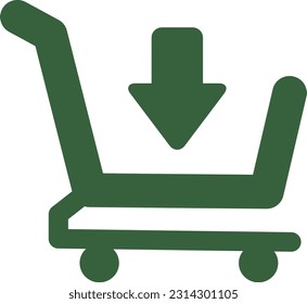 Shopping cart vector icon, flat design. Isolated on white background. Shopping cart icon vector illustration. Shopping Cart Icon, flat design best vector icon Vector shopping cart logo design for web