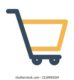 Shopping Cart Vector icon which is suitable for commercial work and easily modify or edit it

