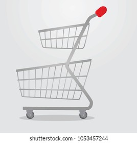 Shopping cart. vector illustration