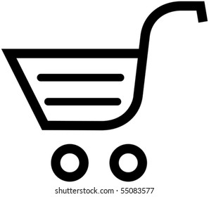 Shopping cart - Vector illustration
