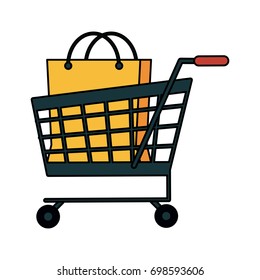 shopping cart vector illustration design 