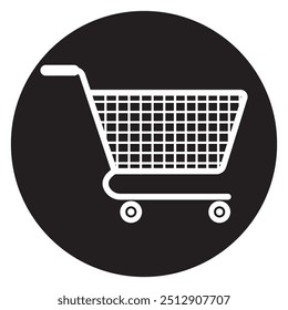 shopping cart vector illustration symbol design