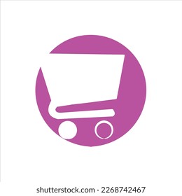 shopping cart vector logo design arts