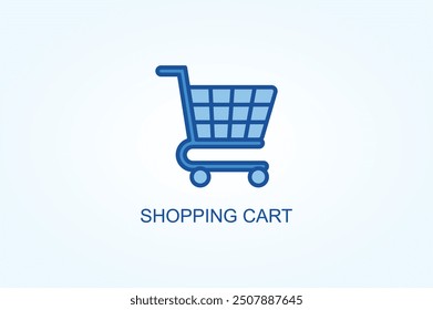 Shopping Cart Vector Or Logo Sign Symbol Illustration