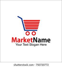 Shopping Cart Vector Logo Template