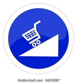 Shopping cart web button