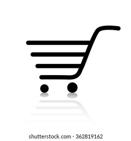 Shopping cart Web Icon Button Set