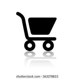 Shopping cart Web Icon Button Set