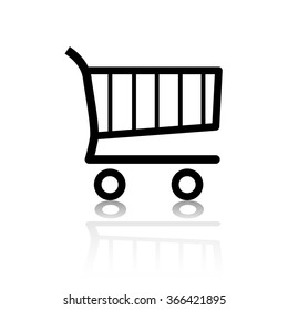 Shopping Cart Web Icon Button Set