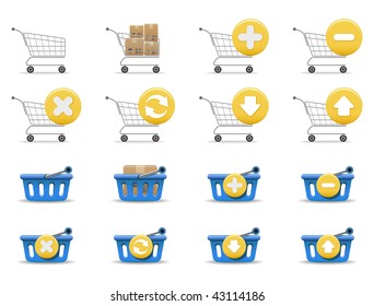 Shopping carts and baskets