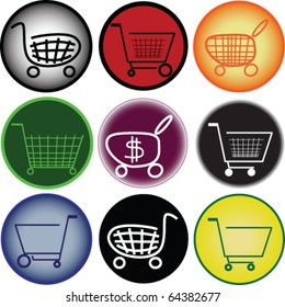 Shopping carts web buttons