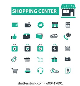 shopping center icons
