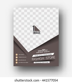 Shopping Center Store Flyer & Poster Template 