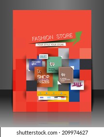 Shopping Center Store Flyer Template 