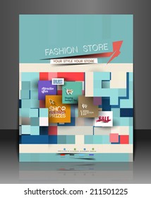 Shopping Center Store Flyer Template 