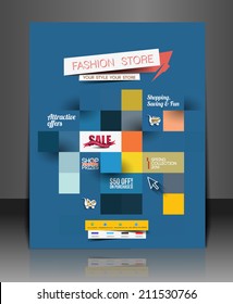 Shopping Center Store Flyer Template 