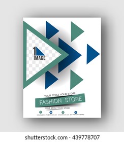 Shopping Center Store Flyer Template 