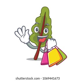 Shopping chard character cartoon style