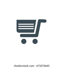shopping chart icon, can be used for web and mobile design