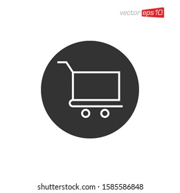 Shopping Chart Icon Design Vector