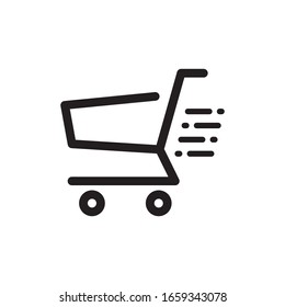 Shopping Chart Icon In Trendy  Design Vector Eps 10