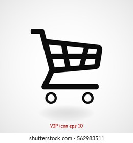 icono del gráfico de compras, icono del vector mejor plano, EPS