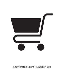 shopping chart icon vector symbol template