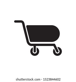 shopping chart icon vector symbol template
