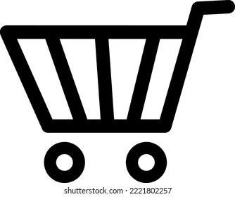 icono de gráfico de compras símbolo vector plantilla de fondo blanco