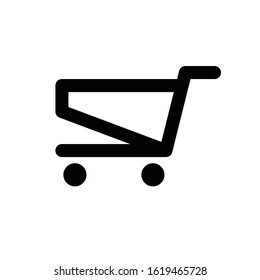 Shopping Chart Symbol Icon Vector Illustration